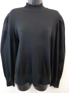 Marled Reunited Clothing Sweater Women's XL Black Mock Neck Long Sleeve New Tags - Picture 1 of 16