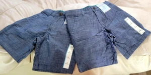 Cat & Jack Boys Blue Shorts, (2) Size S sz 6 and 7.  NWT - Picture 1 of 2