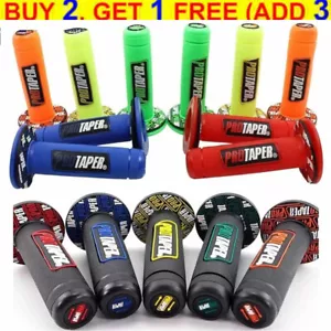 NEW Handle Grip Motorcycle Dirt Pit Bike Motocross 7/8" Rubber Gel Brake Hands - Picture 1 of 23