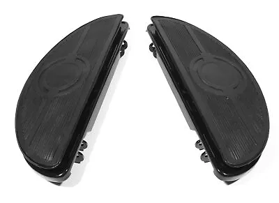 Trittbretter Shaker Schwarz f. Harley-Davidson Softail Touring Road King E Glid  - Bild 1 von 2