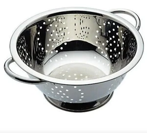 Colino per pasta vegetale colander classico 18 cm classico da cucina in acciaio inox - Foto 1 di 5