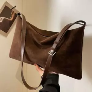 New Lazy Style Retro Single Shoulder Bag Large Capacity Crossbody Tote - Picture 1 of 22