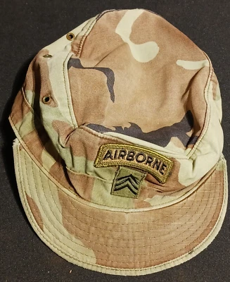 NUEVA GORRA USGI WOODLAND CAMO TALLA 7 1/4 8415-01-393-7952 AEROTRANSPORTADA Foto 1 de 4