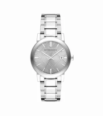 Brand New Burberry BU9035 Stainless Steel With Gray Dial 38 mm Unisex  Watch - Image 1 of 2