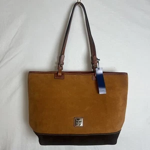 Dooney & Bourke Medium Lee Tote in Camel Suede NWT $298 - Picture 1 of 4