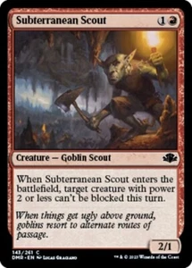 Subterranean Scout x4 4x FOIL Dominaria Remasterizado Casi Nuevo Como Nuevo - Imagen 1 de 1