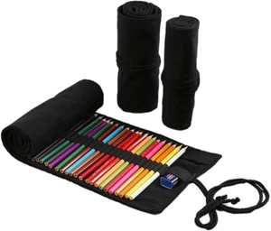 36/48/72 Slots Colored Pencil Wrap Pencils Roll Holder Coloring Pencils Organize - Picture 1 of 6