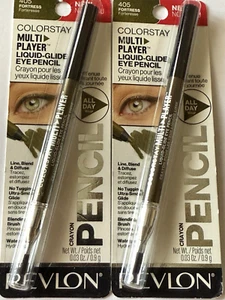 Revlon Colorstay Multi Player Liquid Glide Eye Pencil Lot of 2 #405 Fortress - Picture 1 of 6