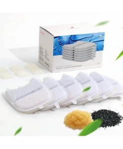 FeelNeedy Filter +water pump filter 6pcs Water Fountain Filter 135 fl oz/4L - Picture 1 of 7