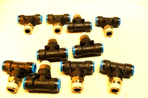 qty 10- Festo Push-In Tee Fitting QST-1/2-16 - 153116 - NEW - Picture 1 of 4