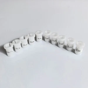 Snooker Cue Ferrule Shaft Collet Sleeve - POM Made Lathe Chuck Tool 10pcs/set - Picture 1 of 3