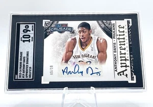 2013-14 Panini Crusade Anthony Davis Apprentice Signatures GOLD /10 SGC 10 Auto  - Picture 1 of 5