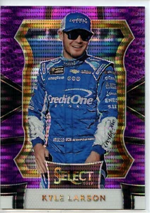 2017 Panini Select Racing NASCAR PURPLE PULSAR Parallel #96 Kyle Larson - Picture 1 of 2