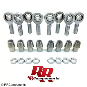 1/2"-20 Thread x 1/2" Bore, Chromoly 4-Link Rod End Heim ( Fits 1" x .083 Tube ) - Picture 1 of 5