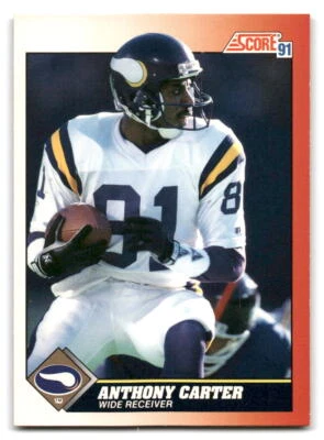 Anthony Carter 1991 Score #182 Minnesota Vikings FOOTBALL - Image 1 of 2
