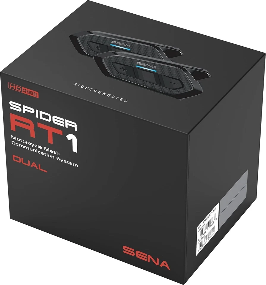 Sena Sena Spider RT1 Low Profile Mesh Communication System - Dual Pack - Image 1 of 4