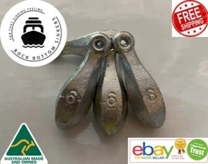 Snapper Sinkers - 6oz (170g) - 28 Pack - Free Postage - Loyalty Reward System - Picture 1 of 3