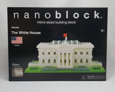Nanoblock Micro-Sized Building Block Set The White House - See Description - Image 1 of 4