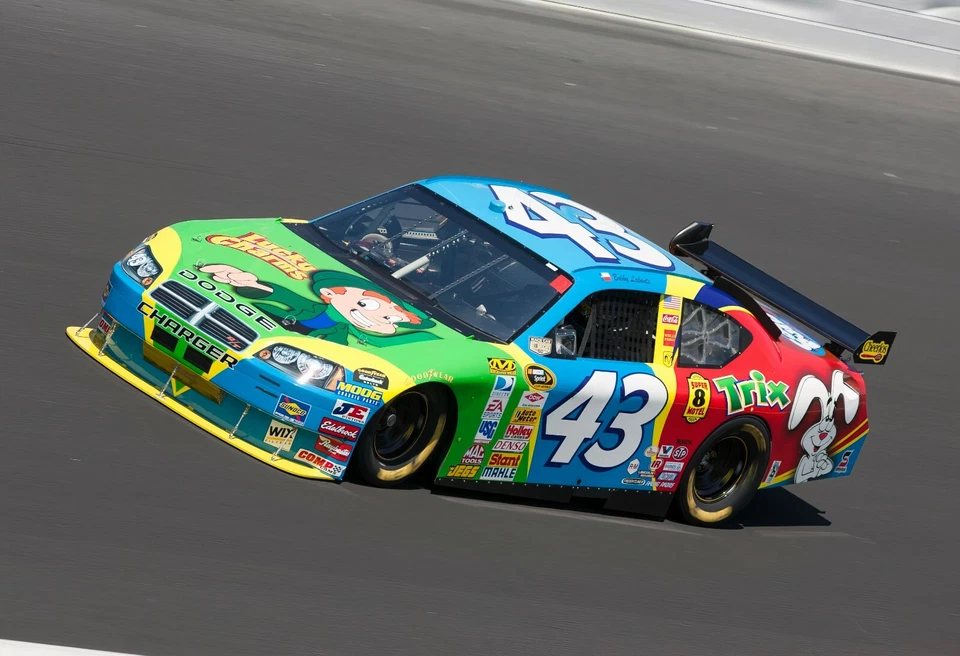 Póster Bobby Labonte Lucky Charms Trix NASCAR 13x19 impresión fotográfica brillante BL1A Foto 1 de 1