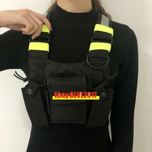 Radio Chest Harness Chest Front Pack Pouch Holster Vest Rig For radio - Picture 1 of 1