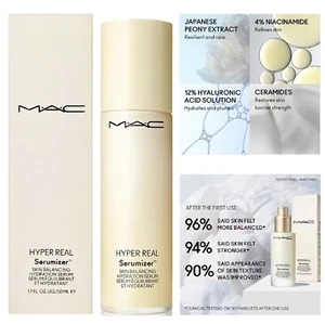 MAC Hyper REAL SERUMIZER Skin Balancing Hydration Serum 1.7 OZ NIB - Picture 1 of 1