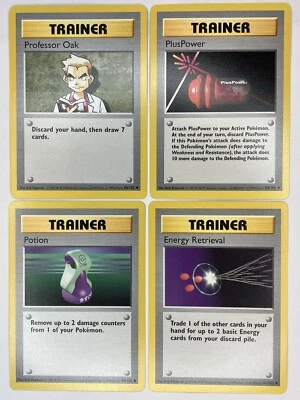 Professor Oak PlusPower Energy Retrieval Potion 81 84 88 94 Shadowless Base Set - Image 1 of 4