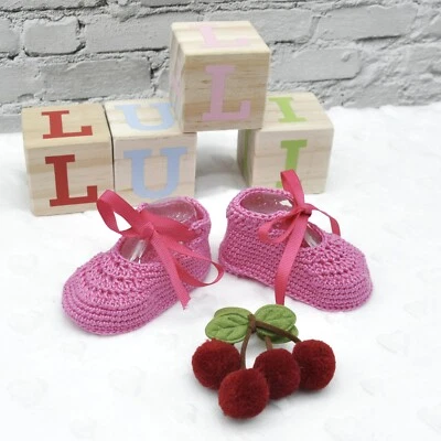 Sandalias de punto para Bebé - HECHO A MANO - Imagen 1 de 4