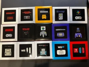 Juego de 15 prendedores limitados del museo Nintendo colección completa NUEVO Kyoto Japón - Imagen 1 de 1