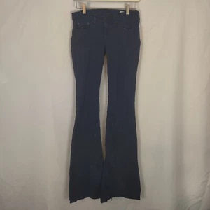 Rag & Bone Denim Jeans Women 27 Solid Navy Blue Flare - Bild 1 von 12