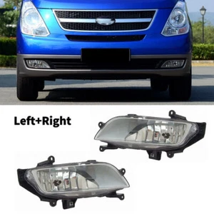 Pair Front Bumper Fog Lights Lamps Clear For Hyundai ILoad / IMax TQ 2008-2015 - Picture 1 of 7