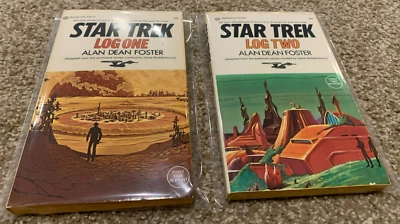 Star Trek Log Books 1 & 2 Set - RARE 1974 First Printings - Alan Dean Foster! - Image 1 of 4