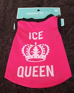 Studio 74 ICE QUEEN Shirt Vest Costume For Small Dog Puppy Cat - Picture 1 of 3