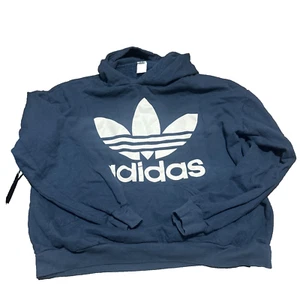 ADIDAS ORIGINALS TREFOIL HOODIE SIZE Youth XL LUCID BLUE IA4885 sweater - Picture 1 of 1