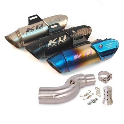 Silenciadores de tubo medio de conexión de escape para motocicleta Honda CTX700 Foto 1 de 4