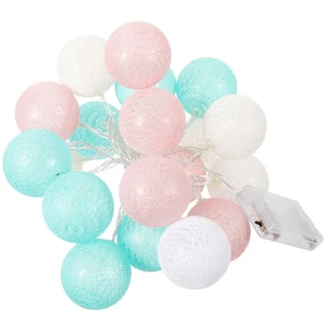 Tree Night Lamp Cotton Wire Ball Tree Lamp LED lights night lights bedroom light - Picture 1 of 12