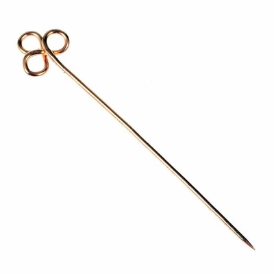 PERA PERIS Gebendenadel Kleeblatt - Schleiernadel Mittelalter Nadel medieval veil pin