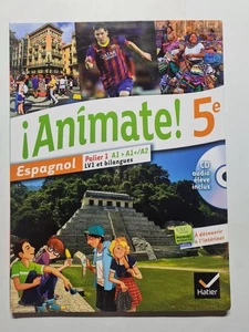 Animate Spanish: Manual De L'Eleve + CD Audio 5e LV1 Good Condition - Picture 1 of 2