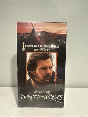 DANCES WITH WOLVES VHS 1990 Brand New (Factory Sealed) Kevin Costner - ORION - Image 1 of 4
