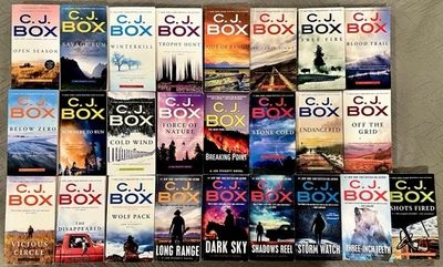 Lot of 25 JOE PICKETT “Game Warden” Series Novels by C. J. BOX Paperbacks - Image 1 of 4