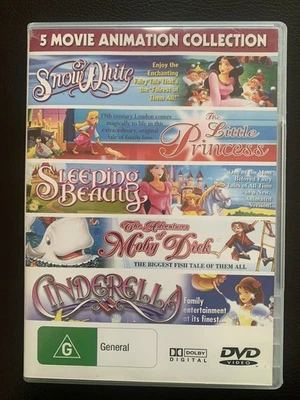 Snow white / Moby Dick / Cinderella / Little Princess / Sleeping Beauty DVD - Image 1 of 4