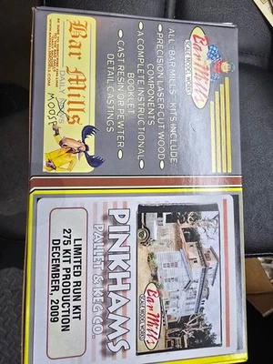 Kit de construcción Bar Mills HO 2009 Limited Run Pinkhams Pallet And Keg Co. Craftsman Foto 1 de 3