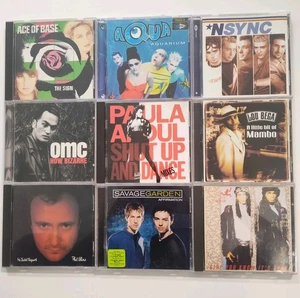 Lot Of (9) Pop CDs 80s/90s - Ace Of Base, Aqua, NSYNC, OMC, Paula Abdul, + More - Foto 1 di 19