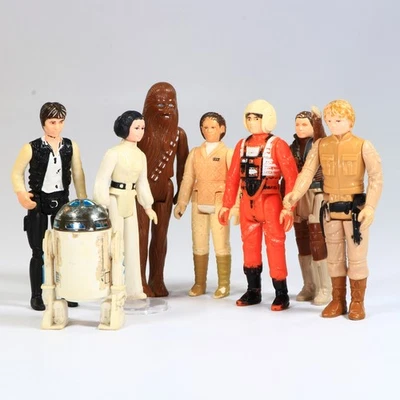 Star Wars 1977 Vintage Kenner Action Figure Lot Original Set for Collectors - Image 1 of 4