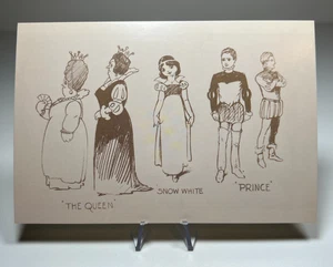 Disney Prinzessinnen: Schneewittchen - seltene Konzeptkunst! Postkarte! 3,75 x 4,5" - Bild 1 von 2