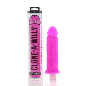 Clone-A-Willy Kit Hot Pink Skin Tone Penis Abdruck JGA Scherzartikel Geschenk - Bild 1 von 1