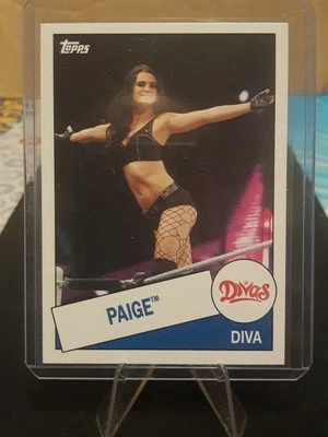 2015 Topps Heritage WWE Divas Paige #60 Rookie RC - Image 1 of 2