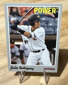 Julio Rodriguez 2019 Topps Heritage Minor League PROSPECT Power  - Bild 1 von 3