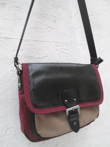 - LANCASTER borsa in tela e pelle vintage bag - Foto 1 di 10