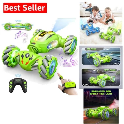 Double-Sided RC Stunt Car with Rechargeable Batteries - Fun for Boys & Girls! - Image 1 of 4