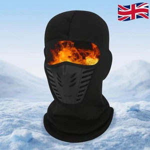 Fleece Winter Face Mask Windproof Ski Mask Outdoor Cycling Cap for Men and Women - Picture 1 of 10